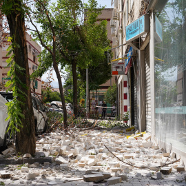 Imágenes de los destrozos causados por el terremoto en Granada.