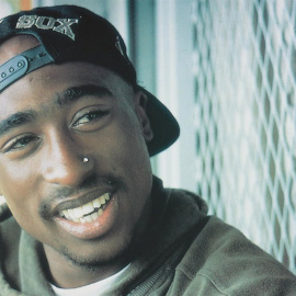 Foto de archivo del rapero estadounidense Tupac Shakur, asesinado en 1996.