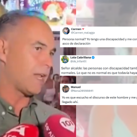 Fotomontaje del alcalde de Benálmadena con tuits.