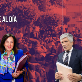 Fotomontaje con las imágenes de Margarita Robles y Fernando Grande-Marlaska.