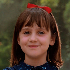 Fotograma de la película 'Matilda' en el que aparece su protagonista.