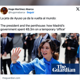 Isabel Díaz Ayuso en un artículo de 'The Guardian'.