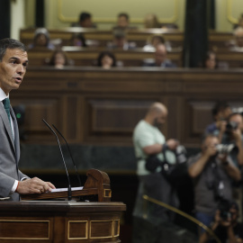 El presidente del Gobierno, Pedro Sánchez, comparece este jueves en el Congreso de los Diputados para informar de la gestión de la crisis en Ceuta.