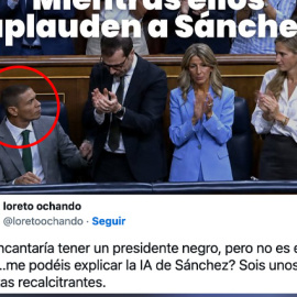 Críticas al tuit del PP andaluz con una foto manipulada de Pedro Sánchez.