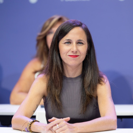 La secretaria general de Podemos, Ione Belarra, durante la celebración del Consejo Ciudadano Estatal de Podemos.
