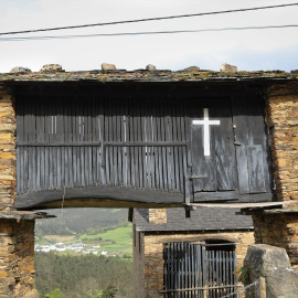 Imagen de archivo de un hórreo.