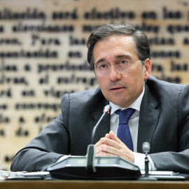 El ministro de Asuntos Exteriores, Unión Europea y Cooperación, José Manuel Albares, a 10 de abril de 2026.