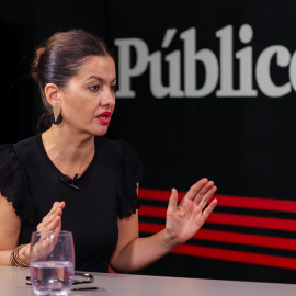 La ministra de Juventud e Infancia, Sira Rego, durante una entrevista, este jueves, con 'Público'.