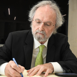 El fundador de La Fageda, Cristobal Colón, en un acte a la Universitat de Girona del 2024. 06/06/2024