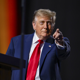 Donald Trump en la clausura de la convención nacional de los republicanos en Dallas, a 10 de septiembre de 2026.