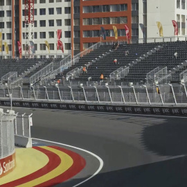 Vista del circuito Madring, sede del Gran Premio de España, en la capital a 10 de septiembre de 2026.