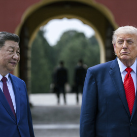 El presidente chino, Xi Jinping, y el estadounidense, Donald Trump.