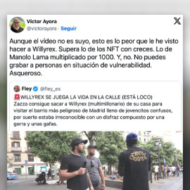 Críticas al vídeo de 'Zazza el italiano' y Willyrex.