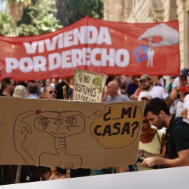 Manifestación por la vivienda en Málaga, a 27 de junio de 2026.
