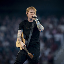 El cantante Ed Sheeran durante un concierto, a 30 de mayo de 2025.