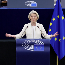 La presidente de la Comisión Europea, Ursula von der Leyen