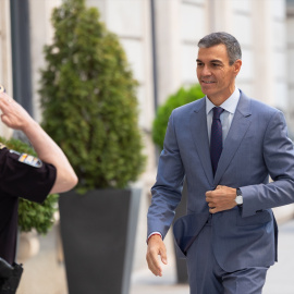 El presidente del Gobierno, Pedro Sánchez, a su llegada a una sesión de control al Gobierno, en el Congreso de los Diputados, a 16 de septiembre de 2026