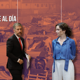 Fotomontaje con las imágenes de Miguel Ángel García Martín e Isabel Díaz Ayuso.