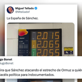 Una respuesta al tuit de Miguel Tellado.