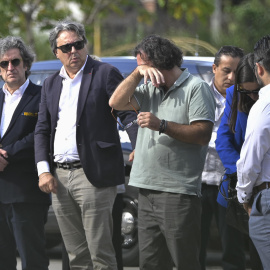 Valentín Tacoronte, padre de Claudia, durante su visita a la Casa de la Cultura de Cuautla.