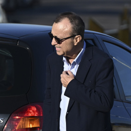 El exconsejero de la Comunidad de Madrid Manuel Cobo a su llegada a la Audiencia Nacional, donde continúa el juicio del 'caso Lezo', a 15 de septiembre de 2026.