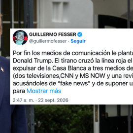 Donald Trump este lunes en la Casa Blanca.
