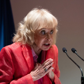 María Teresa Fernández de la Vega durante un acto el pasado 4 de diciembre de 2023 en Barcelona.