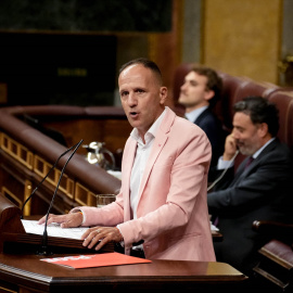 El diputado del PSOE Lázaro Azorín, en el Congreso de los Diputados.