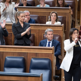 La diputada del PP Ana Vázquez en el Congreso.