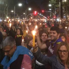 Manifestación soberanista en Barcelona. Archivo Fundación Espacio Público.