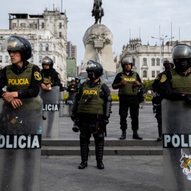 Miembros de la Policía peruana en una foto de archivo en Lima, Perú. Lucas Aguayo Araos / Europa Press