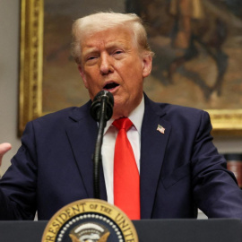 Donald Trump, durante una rueda de prensa en la Casa Blanca, a 3 de marzo de 2025.REUTERS / Leah Millis