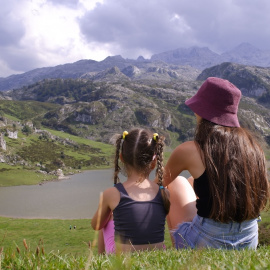 Los lagos de Covadonga son la parte más famosa de los Picos de Europa.