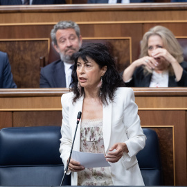 La ministra de Igualdad, Ana Redondo, durante una sesión de control al Gobierno, en el Congreso de los Diputados, a 23 de septiembre de 2026, en Madrid
