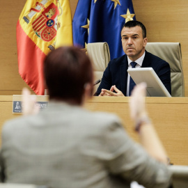 El presidente de la Diputació de València, Vicente Mompó, comparece ante la Comisión de la DANA en el Congreso, a 28 de septiembre de 2026.