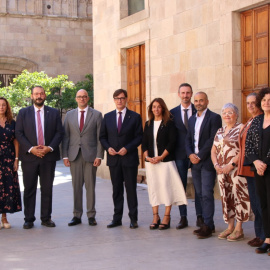 Representants del Govern i d'administracions locals la setmana passada arran de la signatura del nou Contracte Programa de Serveis Socials 2027-2030. 23/09/2026