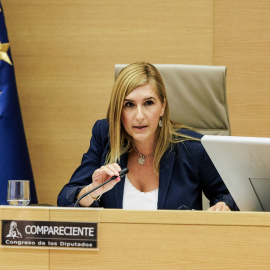 La exconsellera de Justicia Interior de la Generalitat Valenciana, Salomé Pradas, en la comparecencia ante la Comisión de Investigación sobre la DANA.