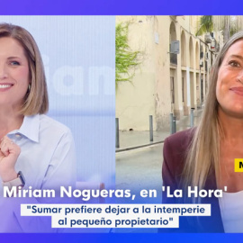 Silvia Intxaurrondo y Miriam Nogueras en 'La Hora de la 1'.