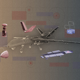 Ilustración sobre las importaciones europeas de material militar y su dependencia de EEUU e Israel.