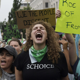 Concentración feminista en Washington, Estados Unidos.