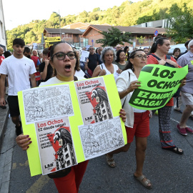 Manifestación en Erandio