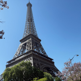 Imagen de archivo de la Torre Eiffel de París.