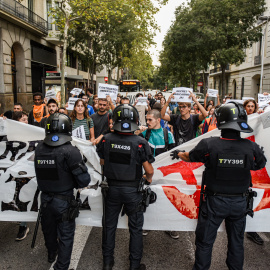 Protestas en Catalunyan por la vivienda
