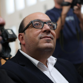 Sami Abu Shehadeh, candidato árabe de la Lista Conjunta para las próximas elecciones, llega al Tribunal Supremo en Jerusalén, el 1 de octubre de 2026.