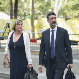 La exconsellera de Salud, Alba Vergés, a su llegada a la Audiencia de Barcelona, a 1 de julio de 2026.