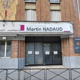 El Instituto de Formación Profesional Martin Nadaud, uno de los que ha tenido que cerrar por las protestas en París.