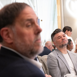 Junqueras y Rufián, el pasado julio en un acto en Madrid.