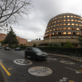 Vista del exterior del Tribunal Constitucional.