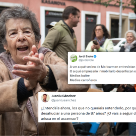 Fotomontaje de Maricarmen con tuits.
