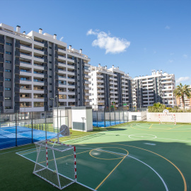 Vista del Residencial Les Naus, a 5 de febrero de 2026, en Alacant